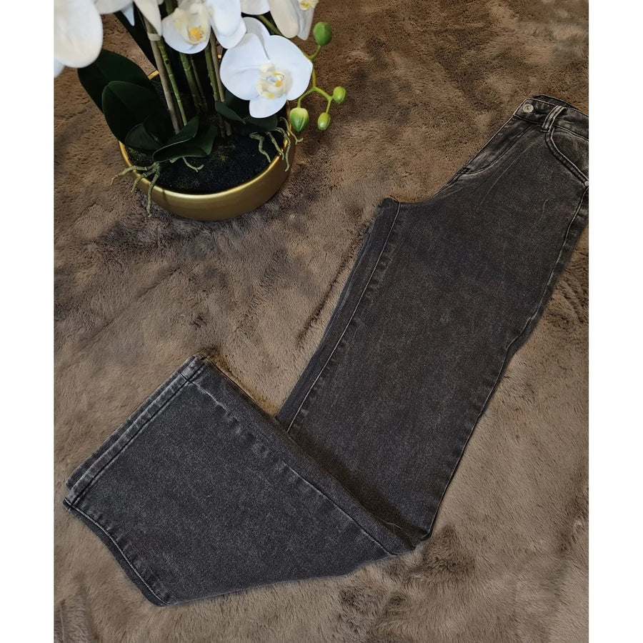 STRAIGHT LEG JEANS - ANTRACIET - Five Twenty Eight