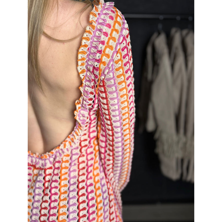 Crochet Backless Dress