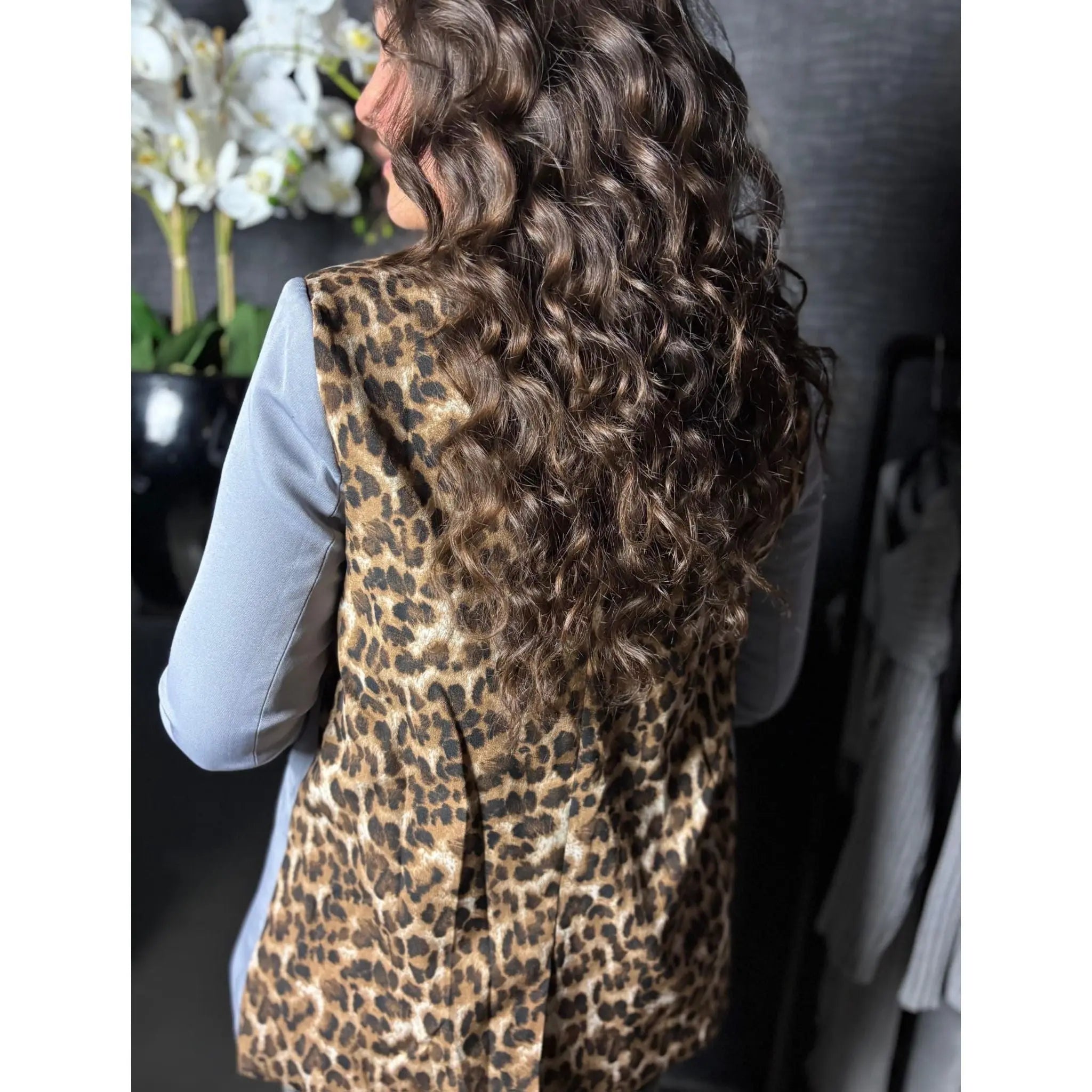 BLAZER MET PANTERPRINT RUG - BABYBLAUW - Five Twenty Eight