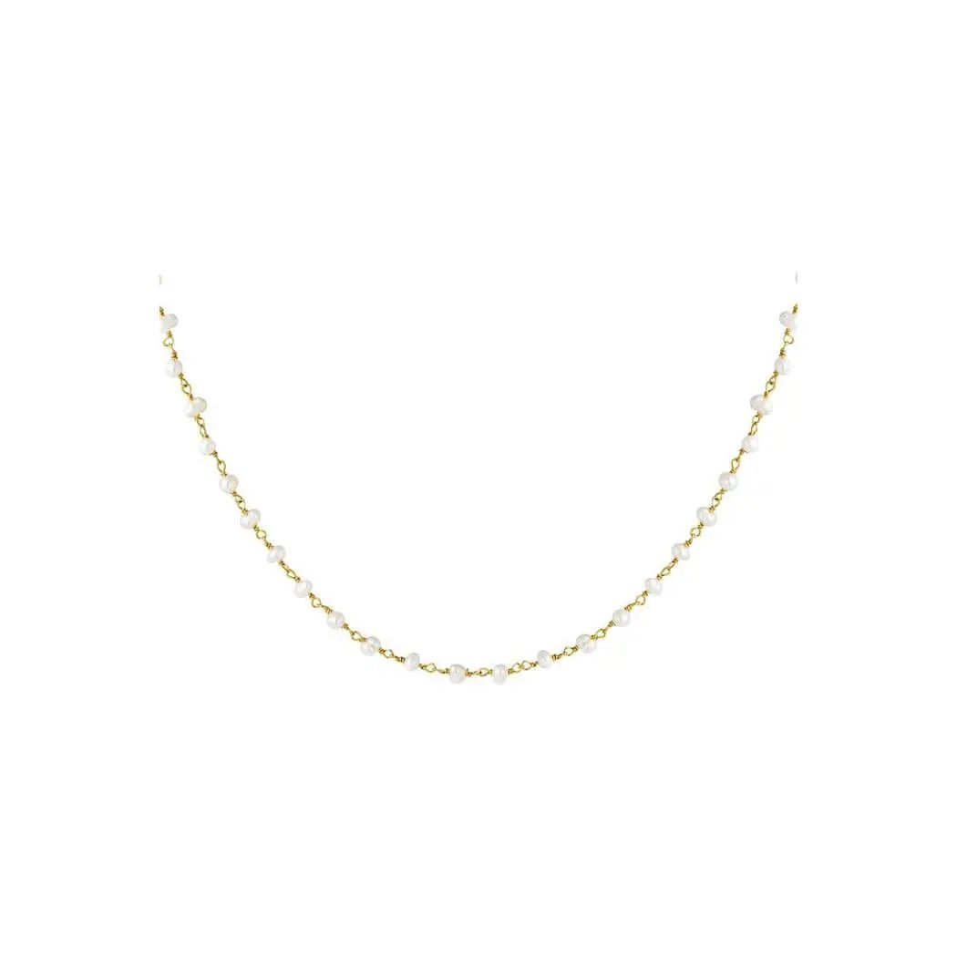 KETTING CHAIN OF PEARLS - GOUD KLEUR - Five Twenty Eight