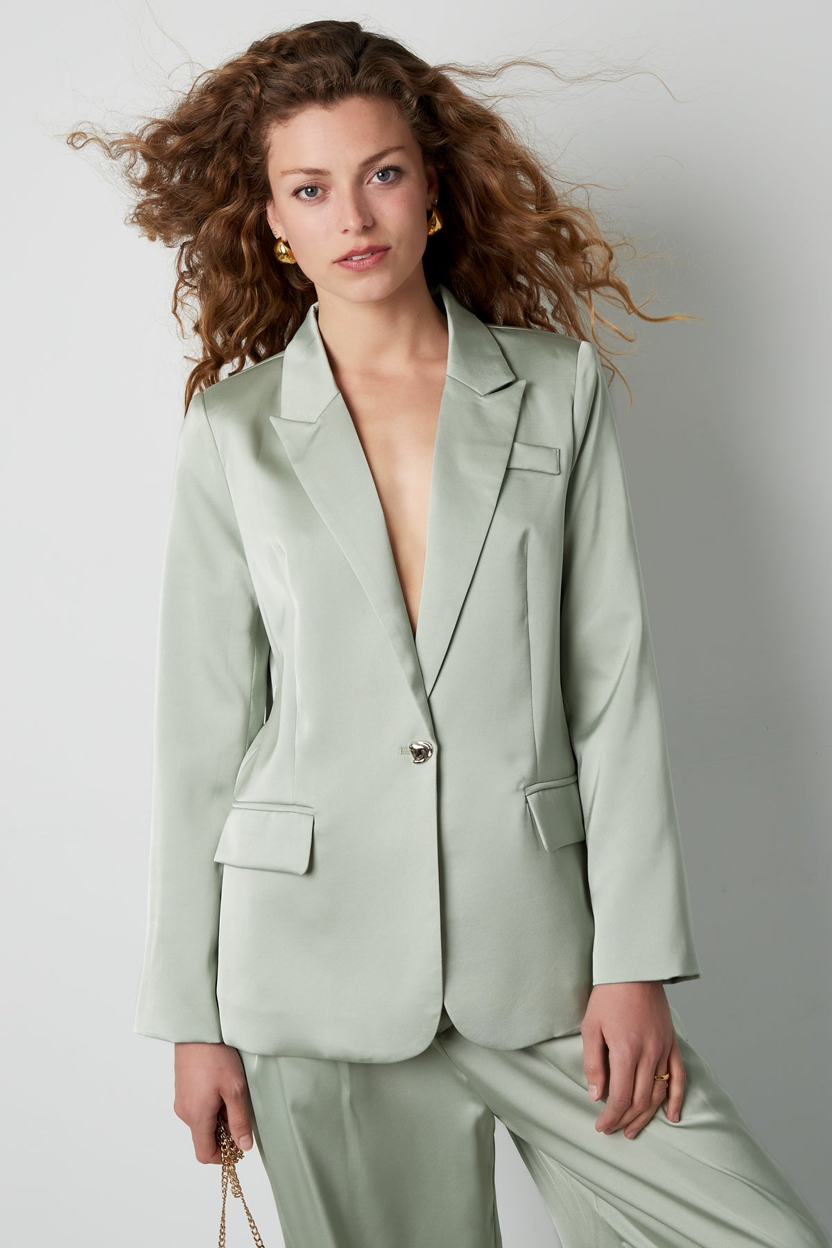 Satin Blazer