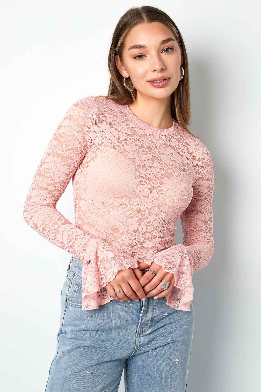 Elegante Kanten Top