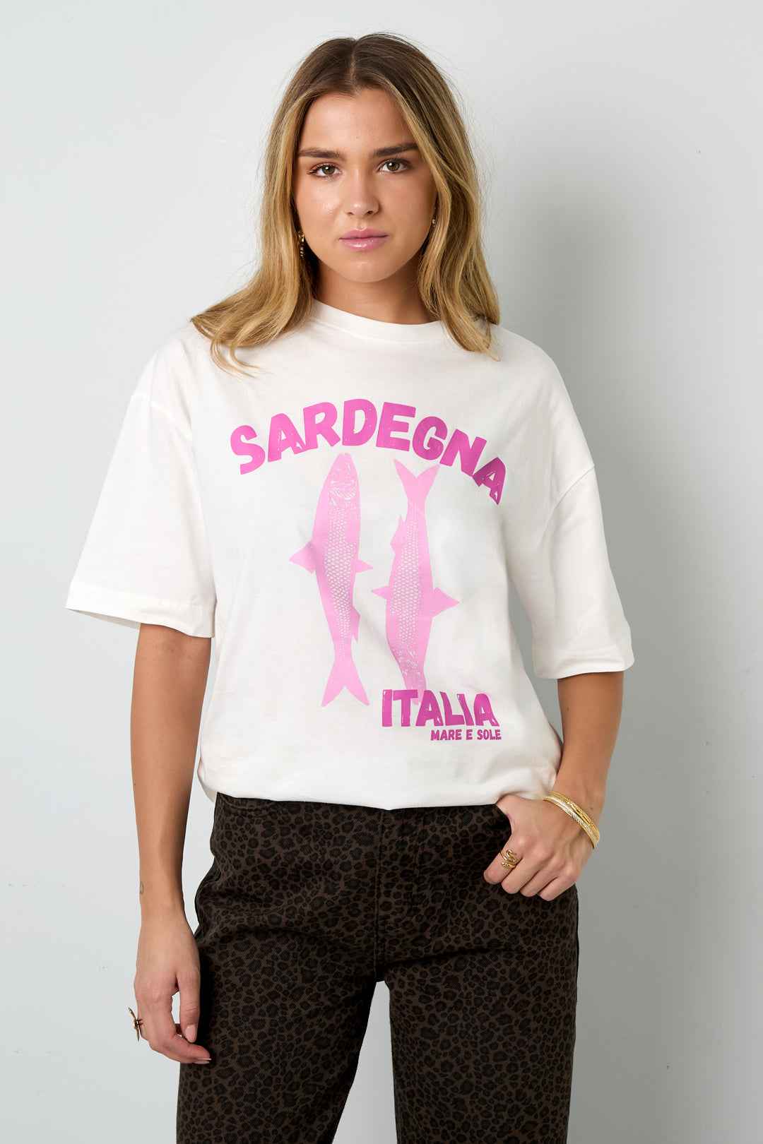 Sardinia Fish T-shirt – Zomerse Casual Must-Have