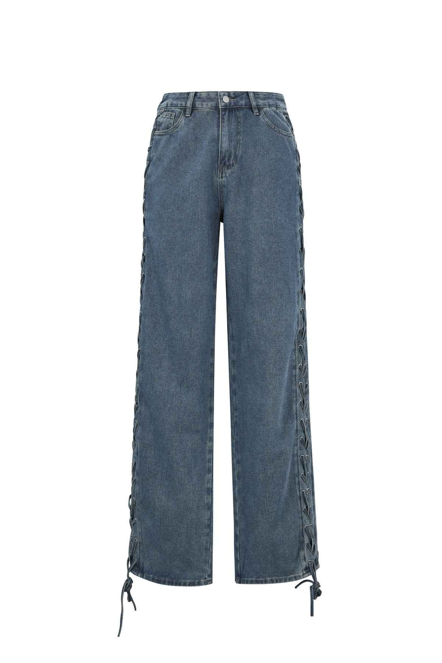 Wide Leg Denim Broek