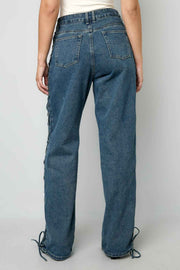 Wide Leg Denim Broek