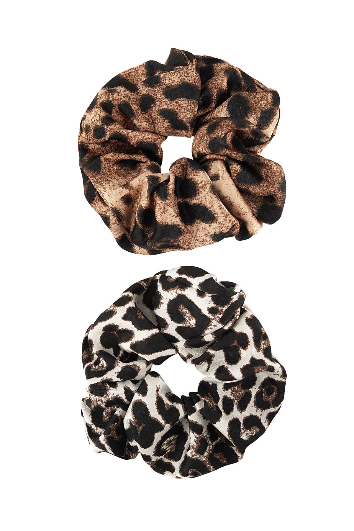 Tijgerprint scrunchies set