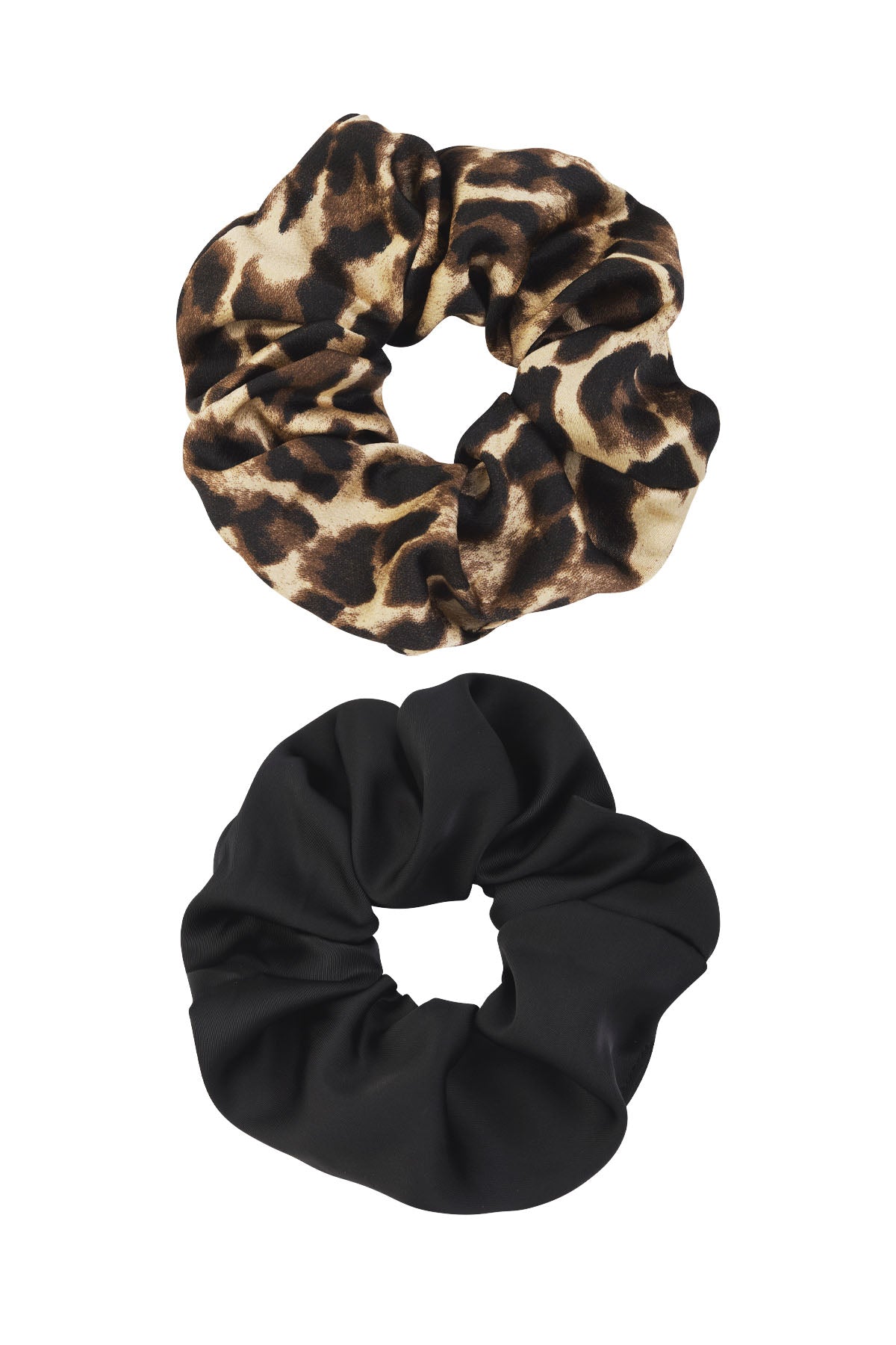 Scrunchie Set Wild Duo – Bruin & Zwart