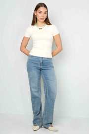 Basic Slim Fit T-Shirt Dames