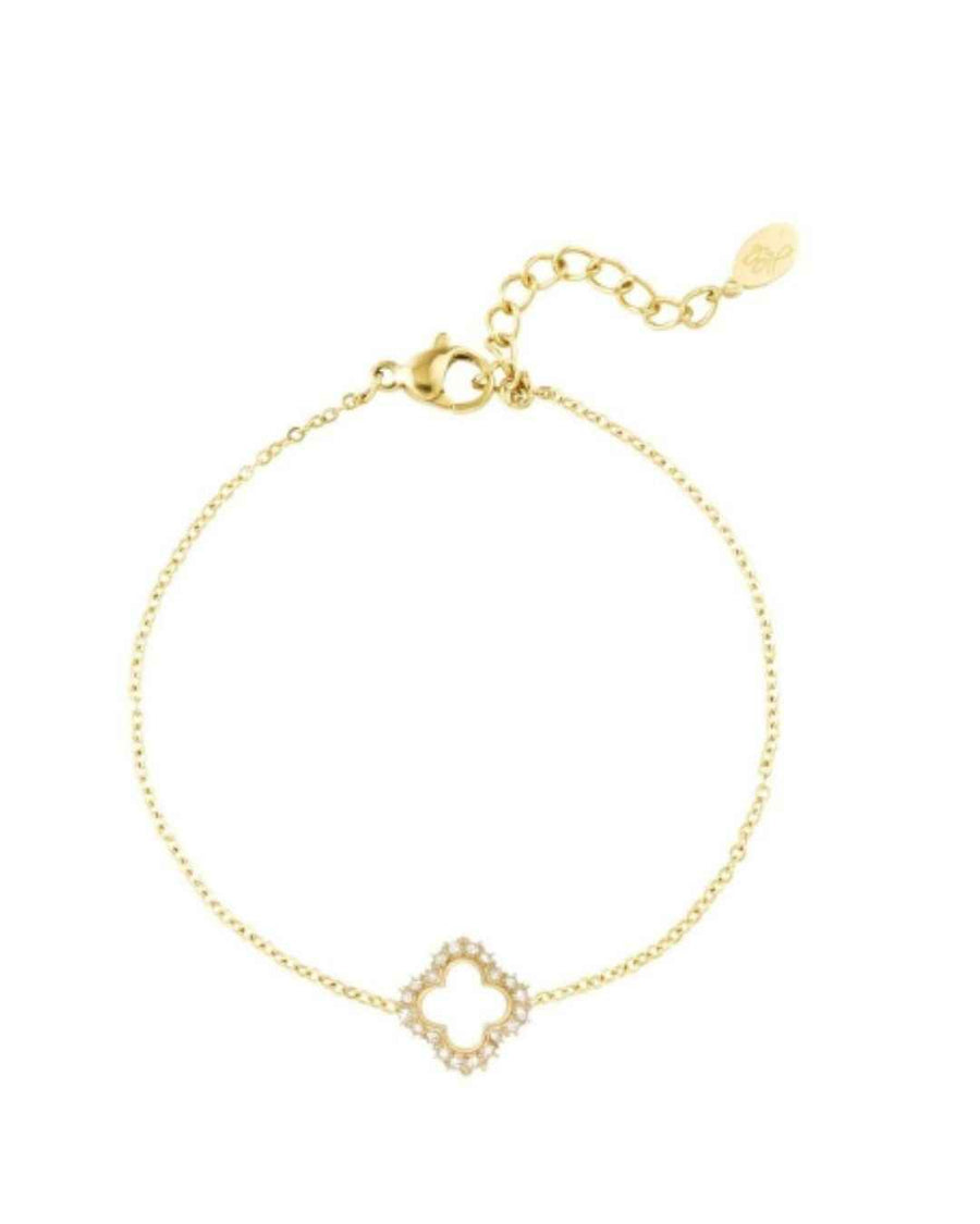 Armband lucky diamond goudkleur