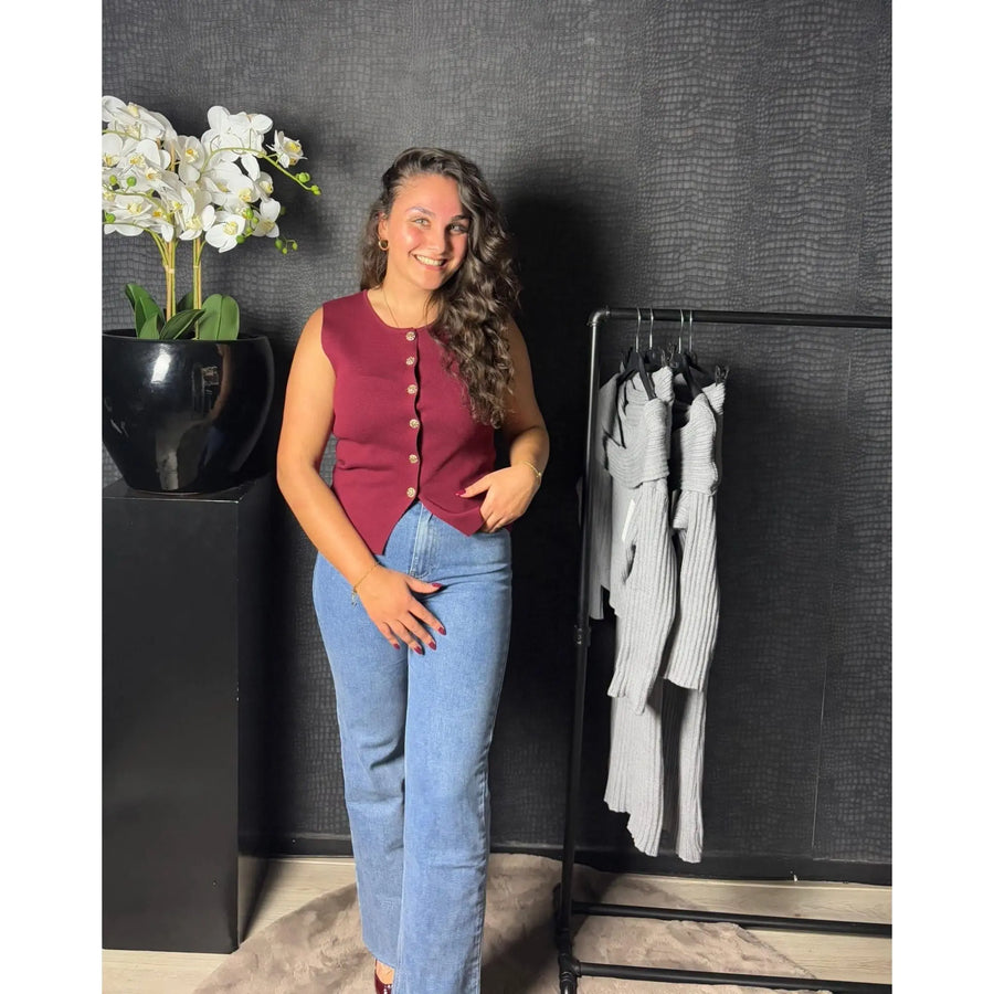 WIDE LEG JEANS - BLAUW - Five Twenty Eight
