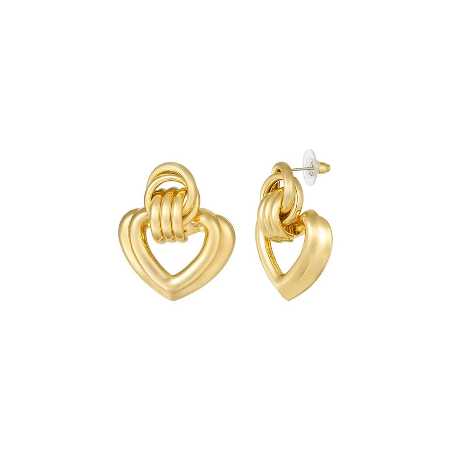Oorbellen Hart – Goudkleur - Five Twenty Eight