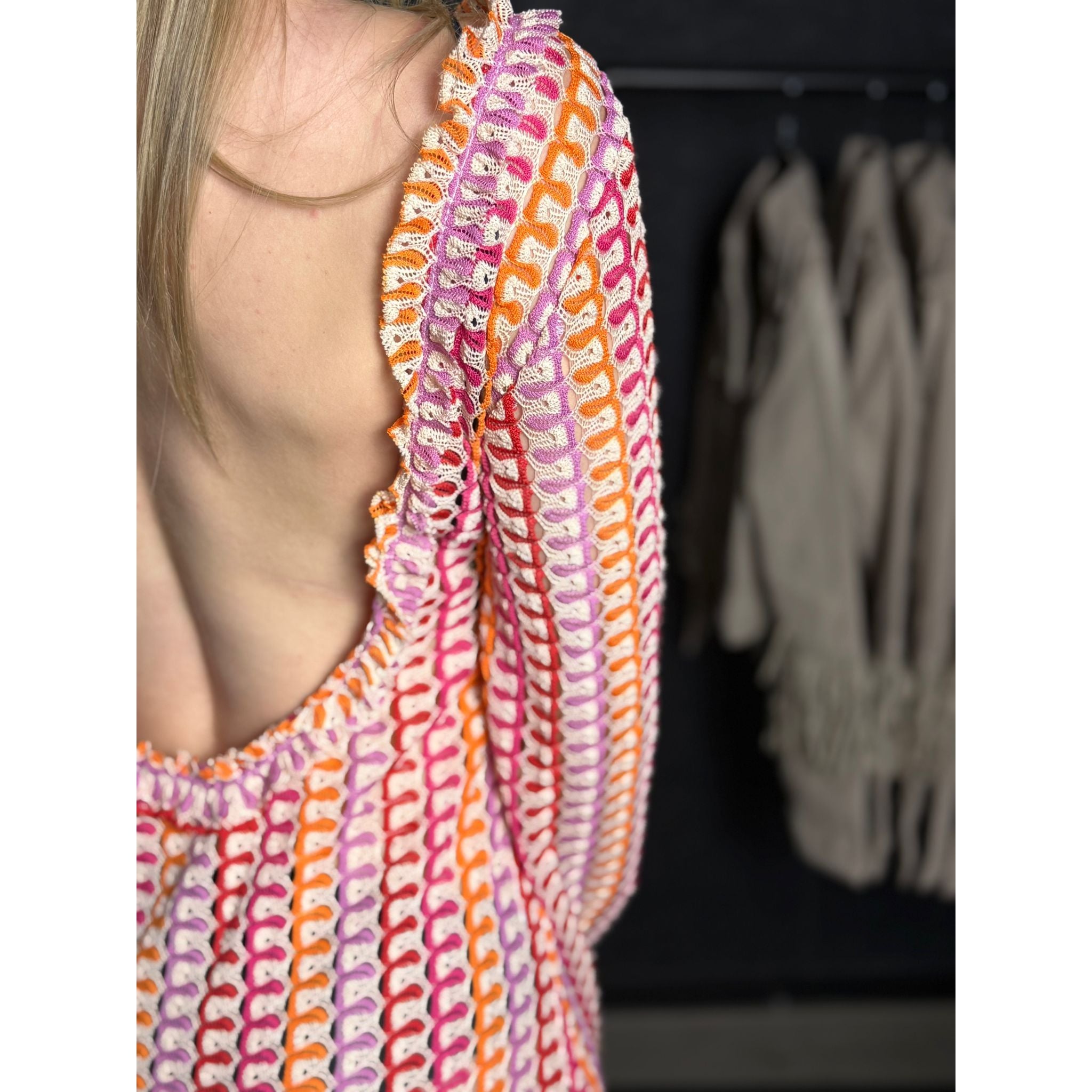 Crochet Backless Dress