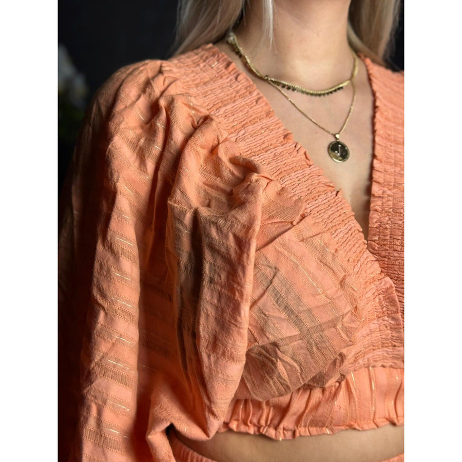 Peach Boho Co-ord Set