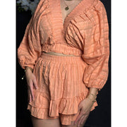 Peach Boho Co-ord Set