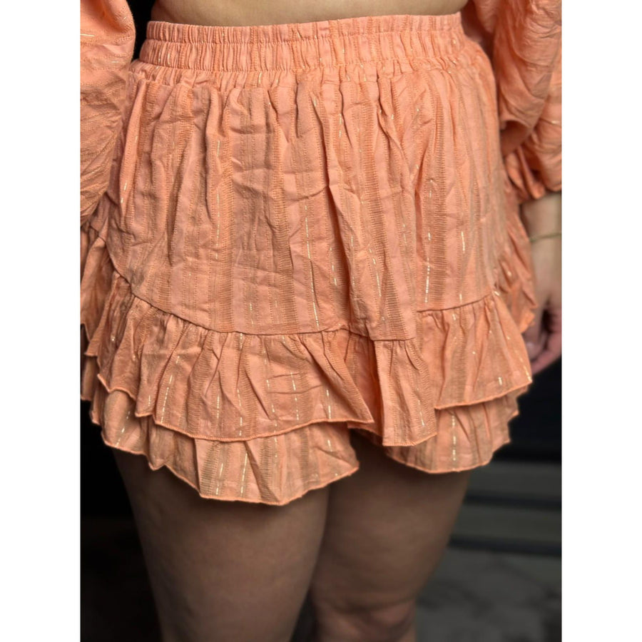 Peach Boho Co-ord Set