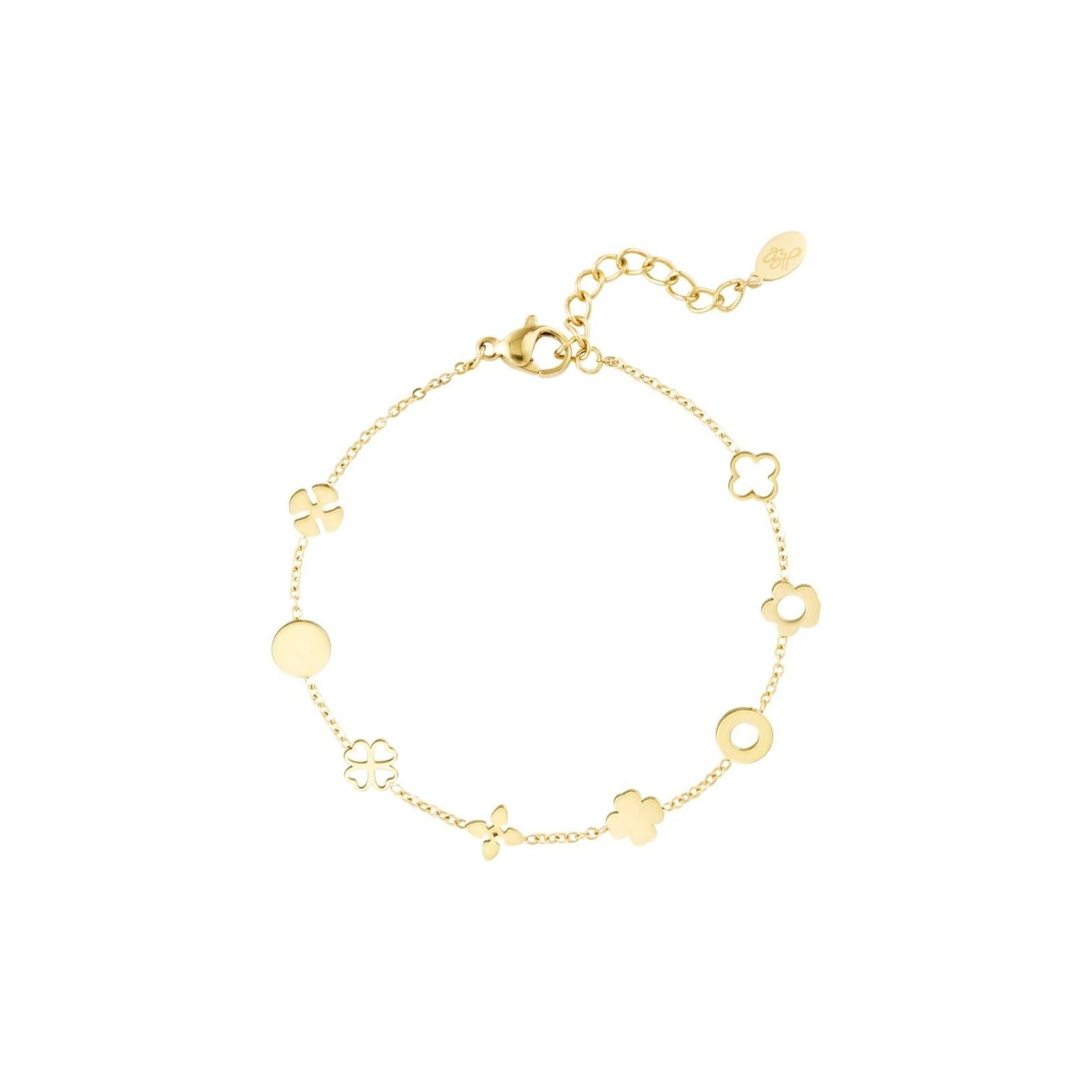 Armband Bedel – Goudkleur Stainless Steel - Five Twenty Eight