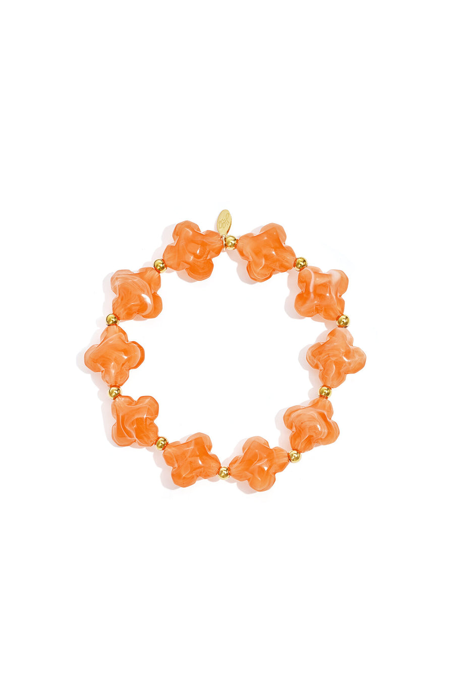 Kralenarmband met klaver kralen