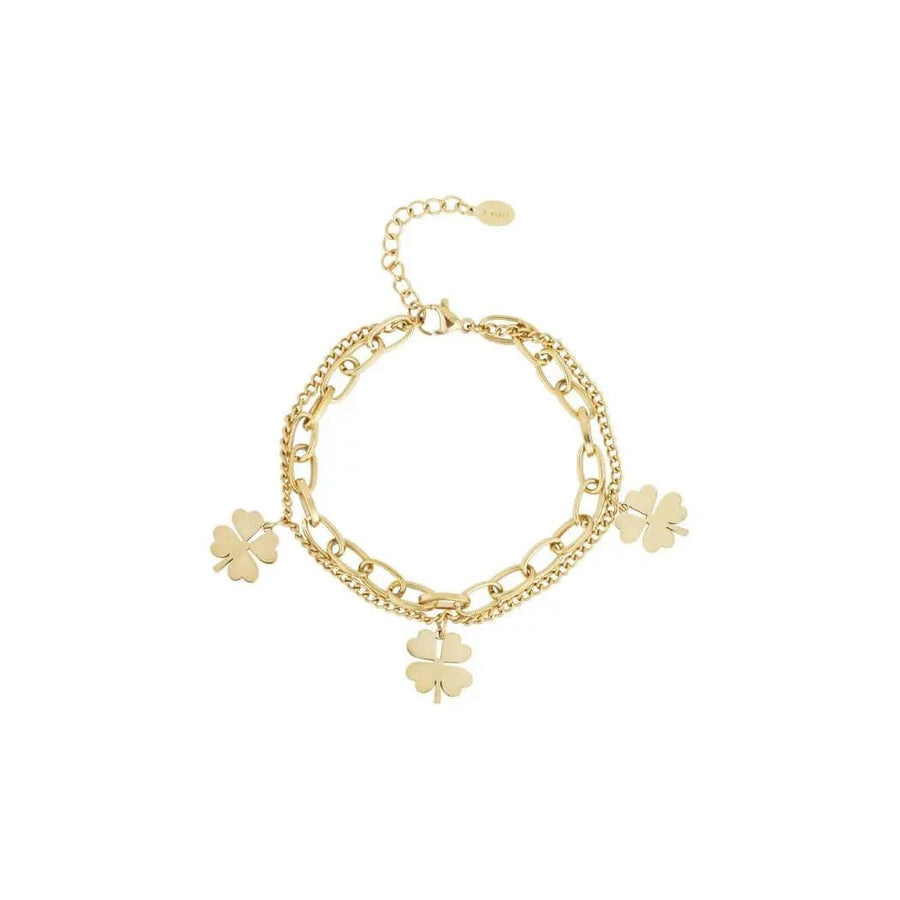 LUCKY YOU ARMBAND - GOUD STAINLESS STEEL - Five Twenty Eight