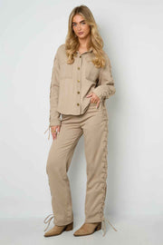 Wide Leg Denim Broek