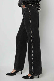 Studded Denim Jacket Dames