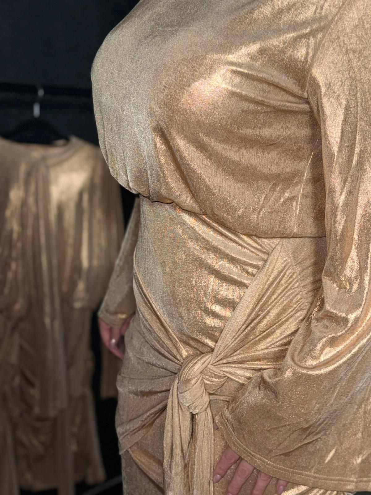 Golden Dream Glam Dress