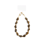 Brown Marble Phone Chain